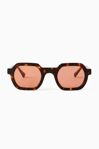 The Darren Rectangle Sunglasses in Acetate