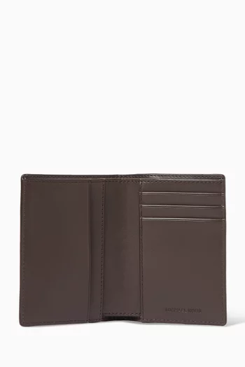 Hudson Signature Logo Folio Card Case in Canvas