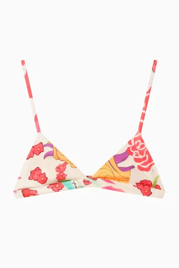 Flores Bikini Top