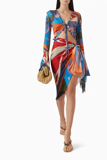 Palenque Flores Top in Jersey