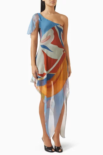 قفطان بالينكي فلوريس حرير شيفون