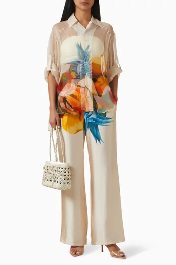 Salpicon Shirt in Silk-chiffon