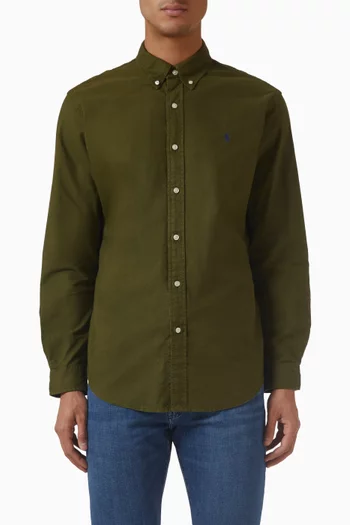 Polo Pony Shirt in Cotton Poplin