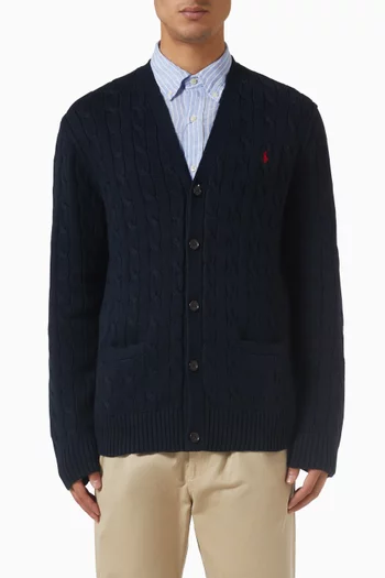 Polo Pony Cardigan in Cotton