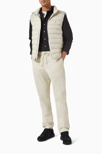 بنطال برباط تضييق قطن