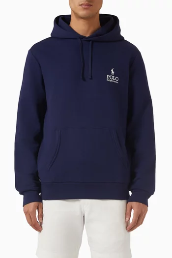 Logo Hoodie in Cotton-blend Fleece