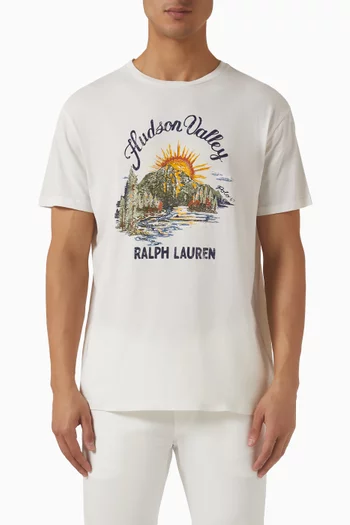 Graphic T-shirt in Cotton