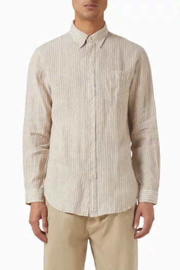 Striped Shirt in Linen