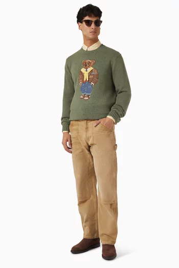 Polo Bear Sweater in Cotton