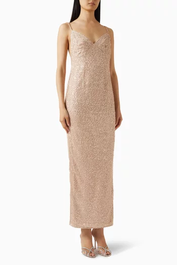 Rio Beaded Maxi Dress