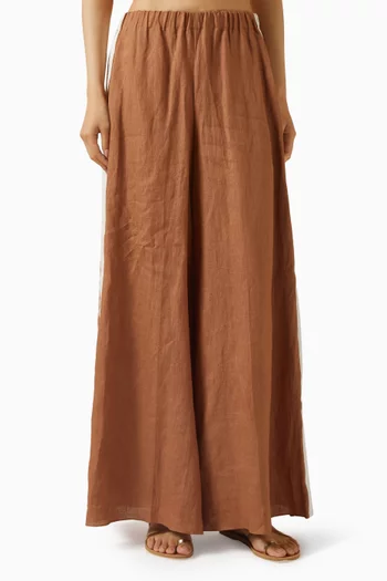 San Antonia Wide-leg Pants in Linen