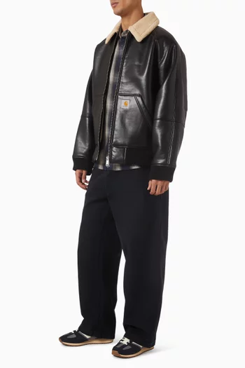 Shepton Jacket in Faux Leather