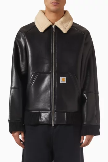 Shepton Jacket in Faux Leather