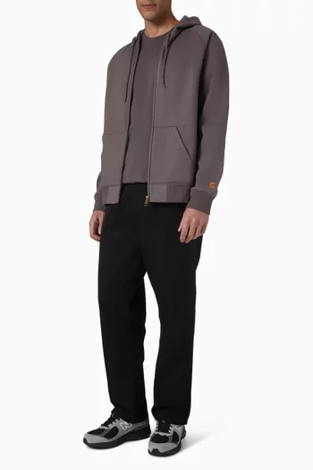 Chase Zip Hoodie in Cotton-fleece