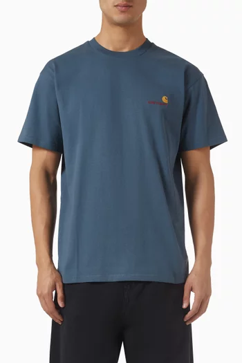 American Script T-shirt in Cotton