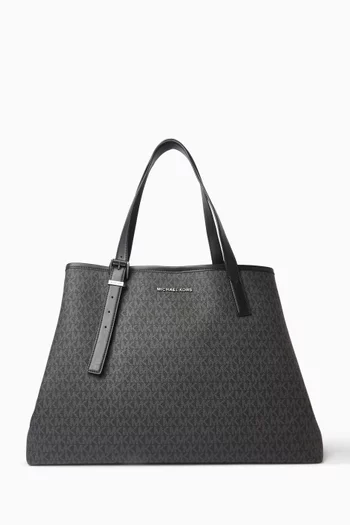 حقيبة يد قنب بشعار الماركة