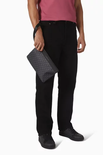 Travel Pouch in Logo Canvas