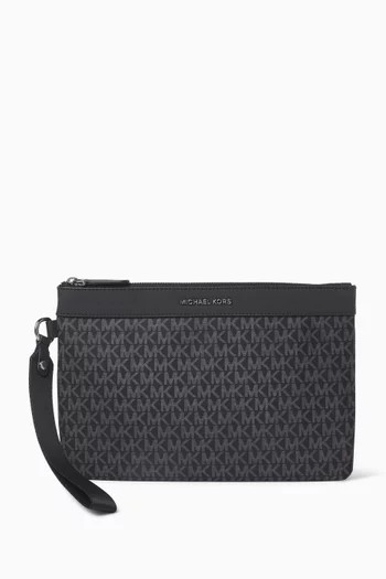 Travel Pouch in Logo Canvas