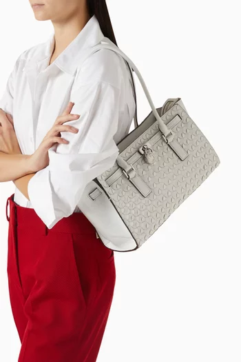 حقيبة هاميلتون صغيرة جلد مجدول