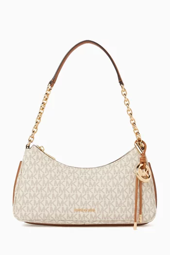 Nolita Shoulder Bag in Signature Logo Canvas