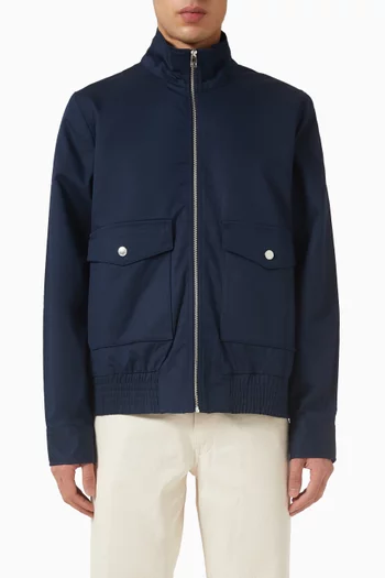 Bomber Jacket in Harrington Stretch Cotton