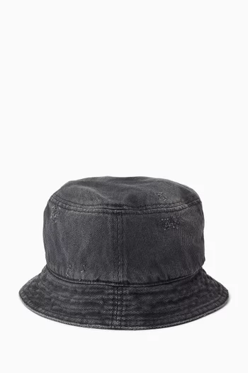 Aden Bucket Hat in Denim