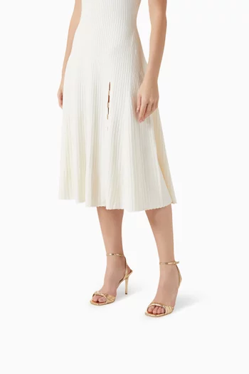 Kiana 100 Sandals in Snake-printed Leather