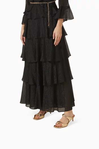 Kiana 40 Sandals in Metallic Leather