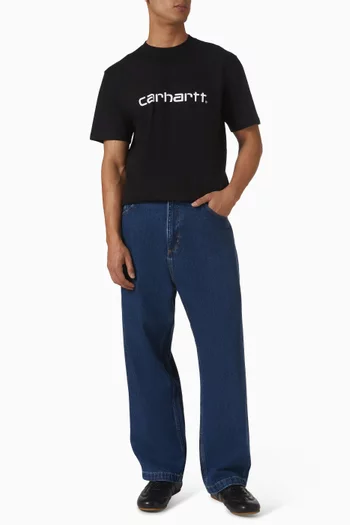 Script T-shirt in Cotton