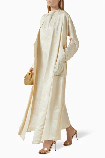 عباية مطرزة بكريستال سواروفسكي جاكار