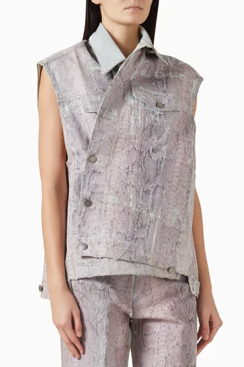 Janette Vest in Denim