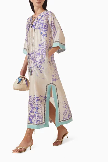 فستان بنقشة زهور