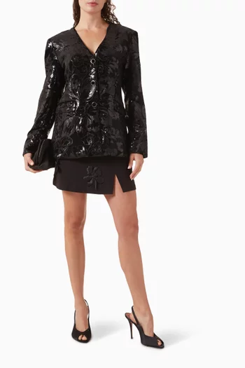 Yasebbi Blazer in Velvet