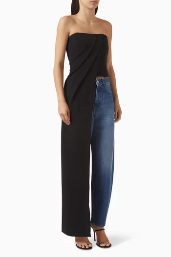 بلوزة روبن بدرابيه كريب