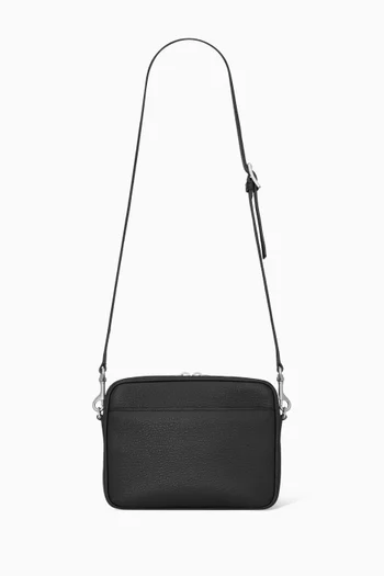 Small Camera Bag in Grainy Leather