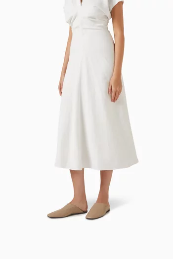 حذاء مفتوح جلد عجل