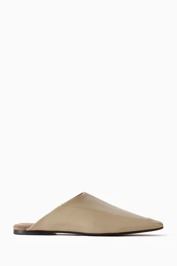 حذاء مفتوح جلد عجل