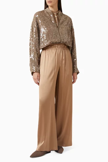 جاكيت بومبر ميراج قماش لامع