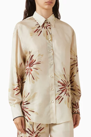 Bloom-print Shirt