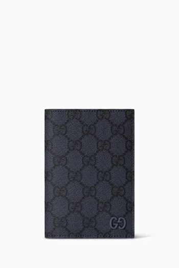 Passport Case in GG Supreme Canvas