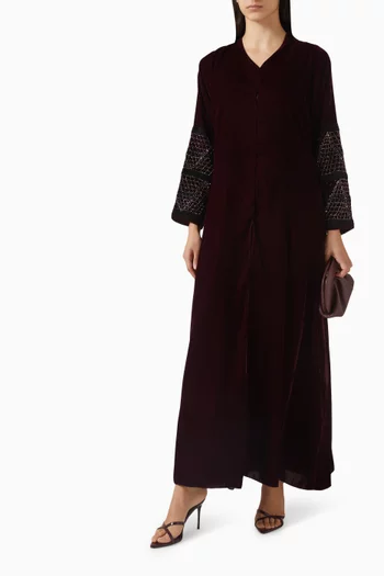 Bead-embellished Abaya