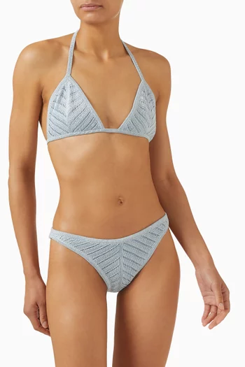 قطعة بيكيني علوية لوسيندا منسوجة