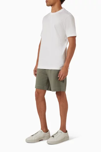 Logo Badge Shorts in Cotton-terry