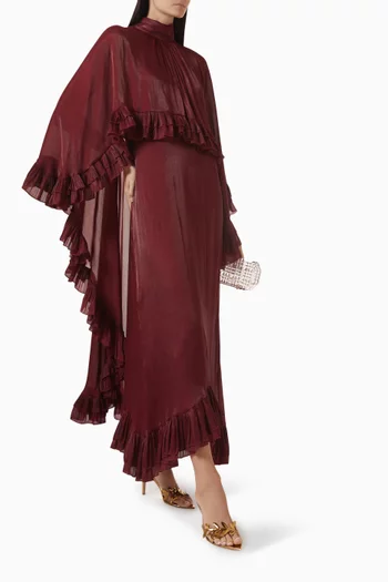 فستان بكاب غير متماثل