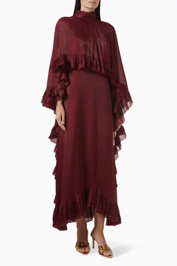 فستان بكاب غير متماثل