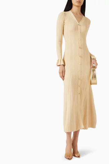 فستان متوسط الطول