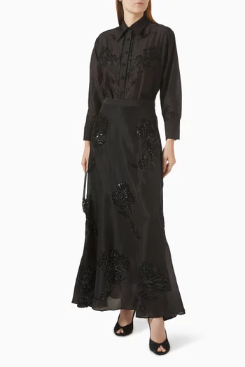 Rhinestone Embellished Shirt