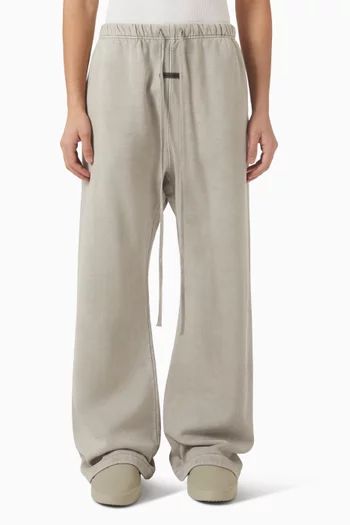 Flare Sweatpants in Cotton-fleece