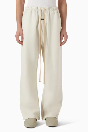 Flare Sweatpants in Cotton-blend Fleece