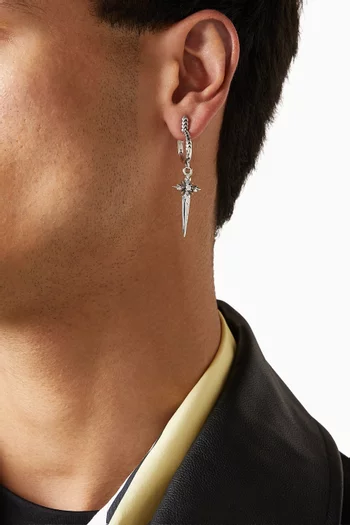 Stella Ventis Dagger Earring in Sterling Silver